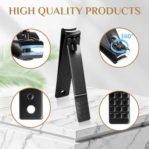 .. Set 32 Piezas Kit Manicura Y Pedicura Profesional Gris .