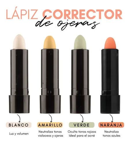 Lápiz Corrector De Ojeras- Katalia Tono 07- Amarillo