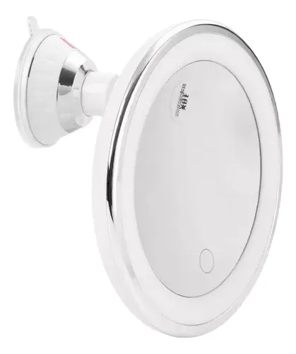 Espejo Led Ventosas Maquillaje Ampliación 10x Vestidor Usb