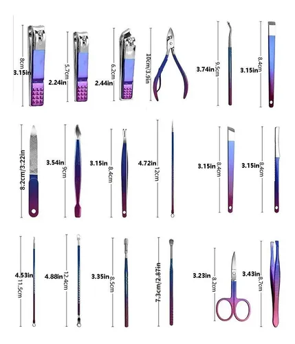 Set Brochas Maquillaje 18 Piezas Con Estuche