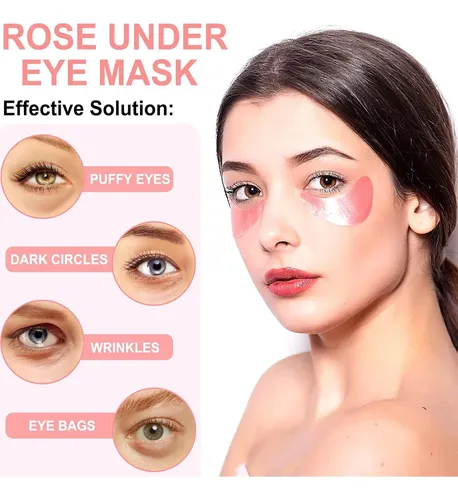 Lavone Parches Ojos Rosa 30 Pares, Anti-edad, Ácido
