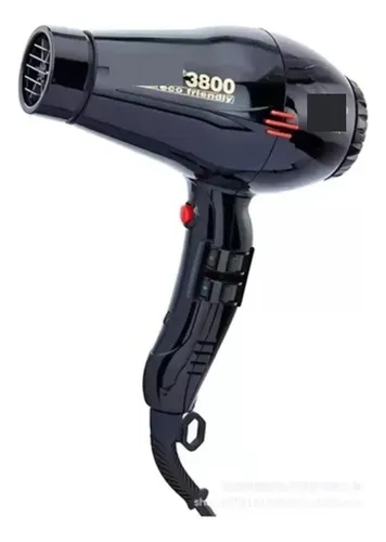 3800 Eco-friendly Black Hair Dryer, 110 V .