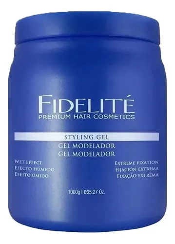 Combo Gel X12 Fijacion Extrema Efecto Humedo 1kg Fidelite