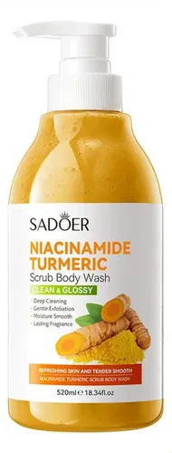 Gel De Baño Exfoliante De Cúrcuma Y Niacinamida T520