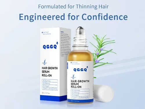 Qggq Hair Growth Serum Roll On Crecimiento Real Cabello