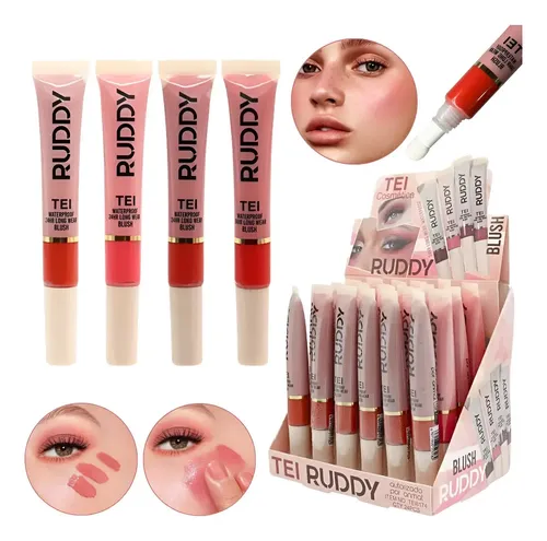Rubor Liquido Ruddy Waterproof Larga Duracion Tei Cosmetica Tono Del Maquillaje 3