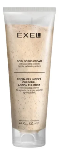 Crema Limpieza Corporal Accion Pulir Exel Grano Grueso 120ml