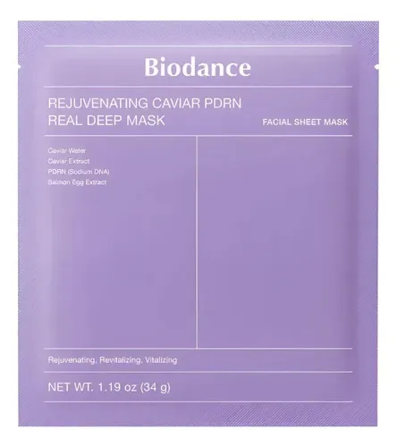 Mascarilla Rejuvenecedora Caviar Pdrn Real Deep 34g Biodance Madura
