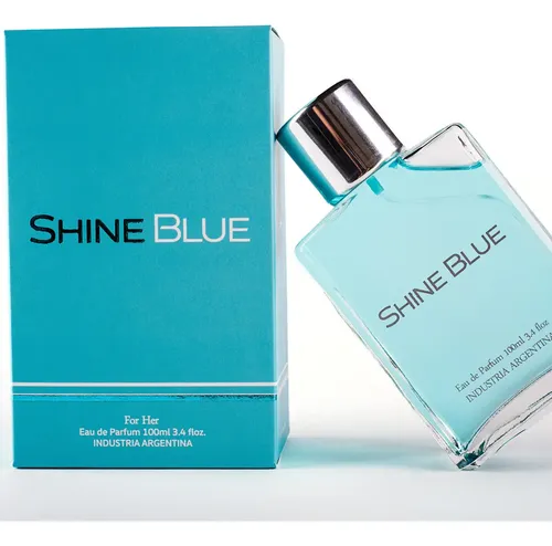 Perfume Shine Blue EDP Mujer 100ml + Crema Manos Cuerpo 250ml Town Scent