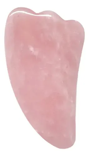 Natural Rose Cuarzo Gua Sha Herramienta Jade Acupuntura
