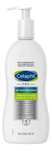 Loción Hidratante Corporal y Facial Piel Tendencia Atópica Pro Ad Restoraderm 295ml Cetaphil