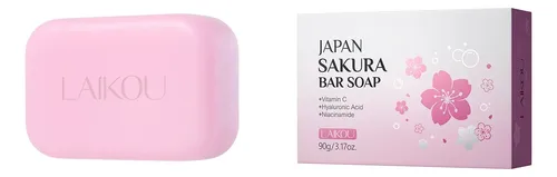 Jabón De Cerezo Laikou 90g – Limpieza Facial Y Corporal