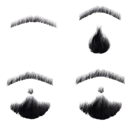 ) La Barba Falsa De Wig Hair For Hombre Es Pelo De Peluca !