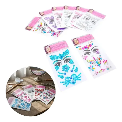 Souvenir Strass X 10 Sticker Spa Nena Cumpleaños Infantil