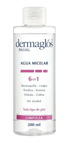 Dermaglos Facial Agua Micelar 6 En 1 200ml