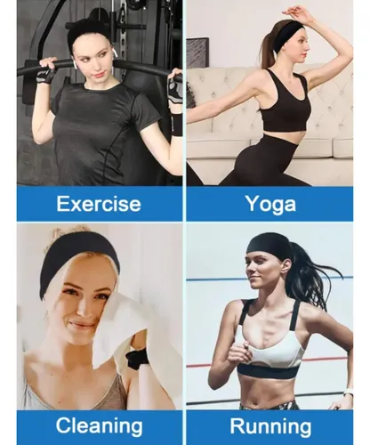 ..6 Cintas Deportivas Para El Pelo, Transpirable..