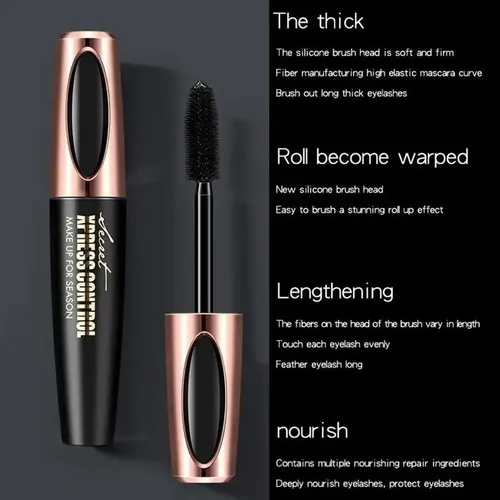 Mascara De Pestañas Super Negro 4d Importado Waterproof!!