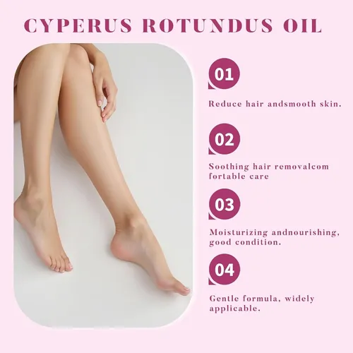 Esencia Depilatoria Con Aceite De Cyperus  Fórmula De Menta