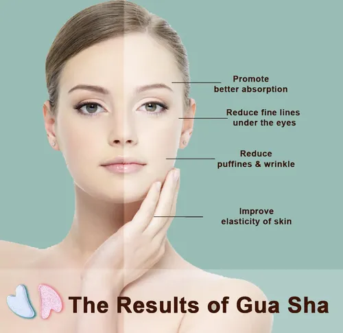Tabla Guasha De Gua Sha Facial Tools Para El Cuidado De La P
