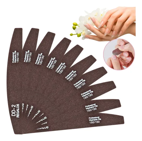 10 Limas Dd2 150/150 Uñas Esculpidas Manicuria Profesional