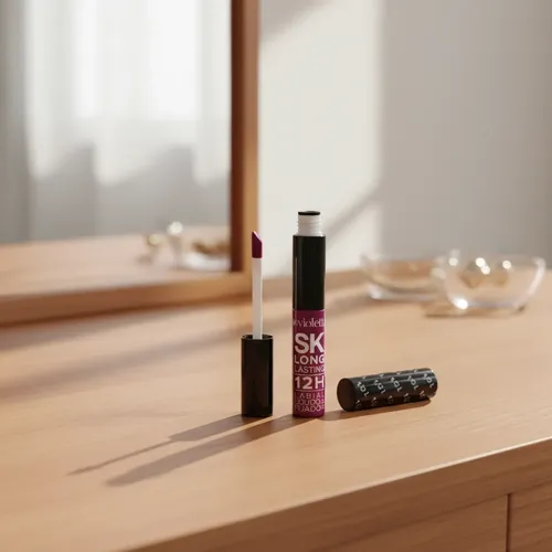 Labial Líquido Violetta Sk Long Lasting 12h Con Fijador