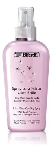Biferdil Spray Peinar Ultra Brillo Proteínas De Perla 150 Ml