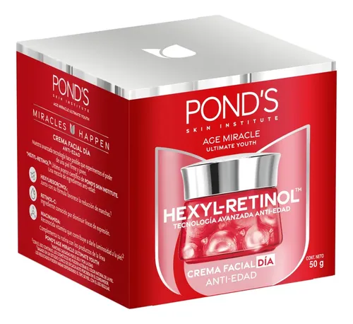 Pond’s Crema Facial Día Age Miracle Con Hexyl-retinol 50g