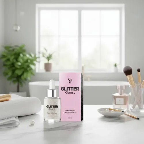 Gel Aceite Iluminador Corporal Glitter Guest Sexitive