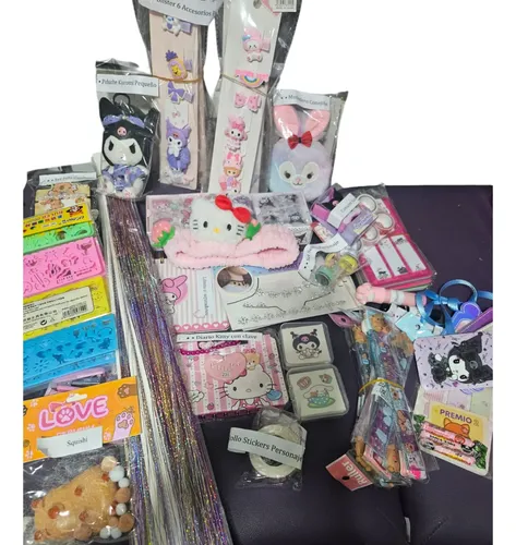 Set Maquillaje Y Accesorios Kawaii Surtido Regalo Navidad