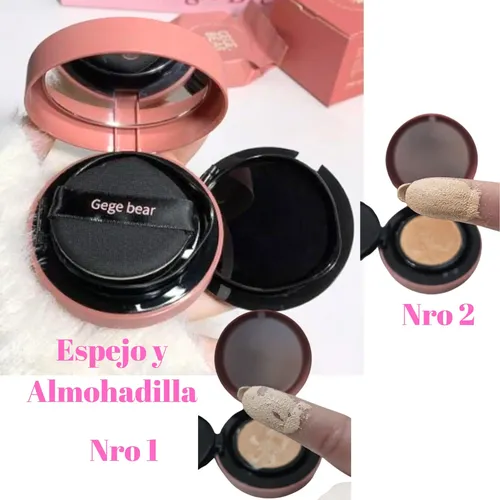 Base Cushion Efecto Porcelana Hidratante Intransferible