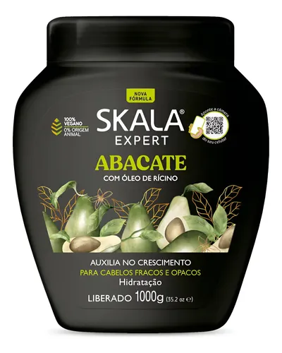 Máscara Capilar Vegana Bomba Abacate Expert X1kg Skala
