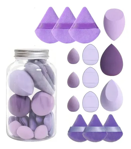 Set De 15 Esponjas De Maquillaje