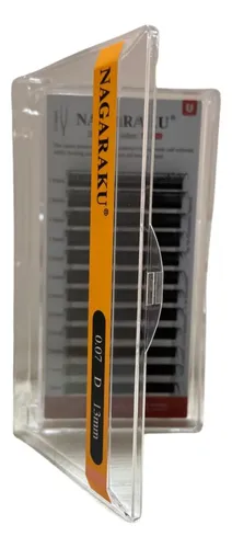 Kit Nagaraku Pestañas Tecnológicas 2d Uu 0.07 Largos 11 Al 13 Mm