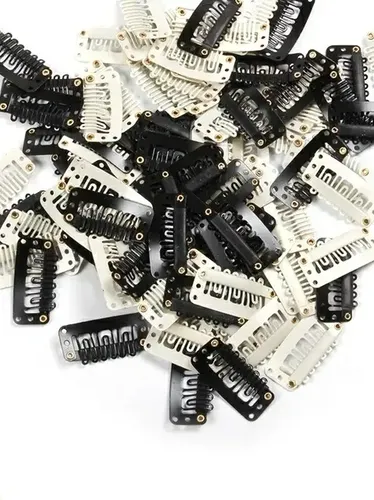 Micropeinetas Esmaltadas Extensiones O Cortinas Kit De 6