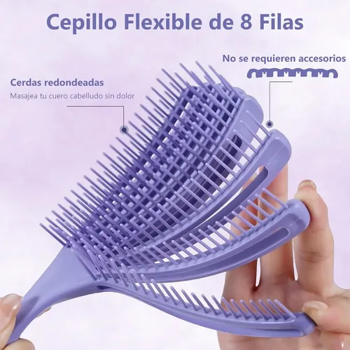 Pack 2 Cepillos Especiales Para Cabello Rizado