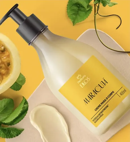 Crema Corporal Desodorante Natura Ekos Maracuyá 400mL