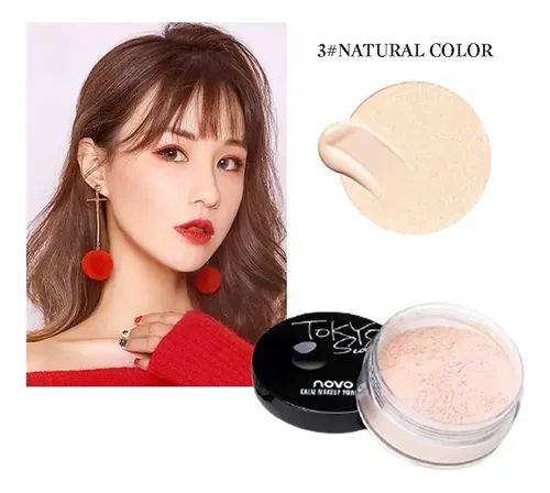 Polvo Volatil Calmante Sedoso Y Suave Par Maquillaje By Novo