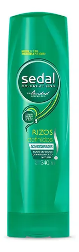 Acondicionador Sedal Co-Creations Rizos Definidos en botella de 340mL por 1 unidad