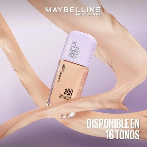 Base de Maquillaje Maybelline Super Stay Lumi-Matte tono 138