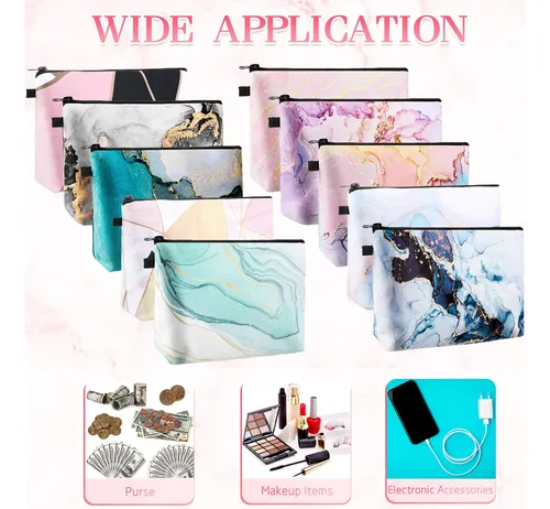 Bolsas De Maquillaje Dunzy Waterproof Cosmetic Bulk, 16 Unid