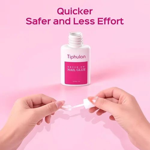 Pegamento De Uñas Tiphulan 7 Ml/0.23 Oz, Uñas Postizas