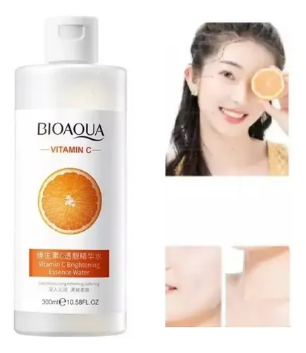 Bioaqua Tónico Facial De Vitamina C Suero Toner Hidratante Todo Tipo De Piel