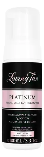 Mousse Loving Tan Platinum, Oscuro, Sin Estrías, Natural L..