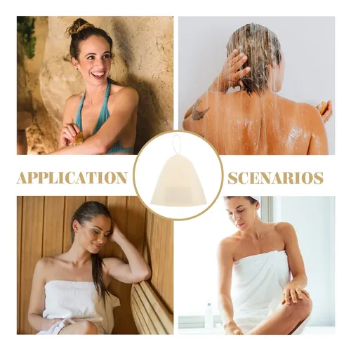 2 Sombreros De Sauna Para Mujer, Aislamiento Térmico, Baño