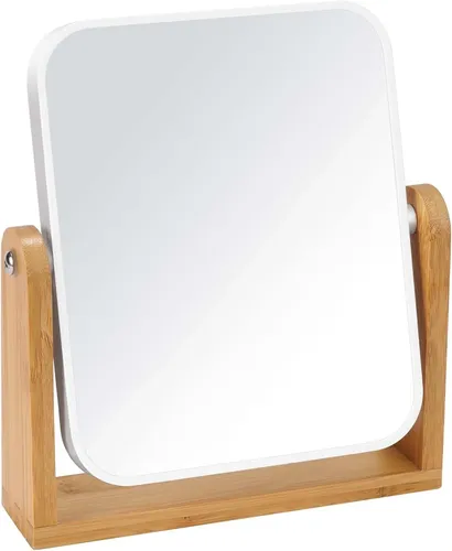 Espejo Maquillaje Vanity Bamboo 8 Pulgadas Doble Cara 360 °
