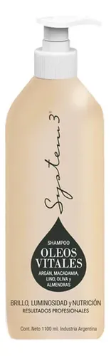 Shampoo Óleos Vitales X1100ml System 3