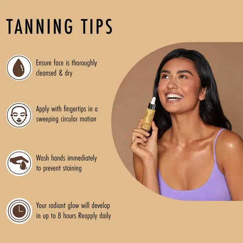 Sérum Bronceador Facial Con Ácido Hialurónico De St. Moriz,