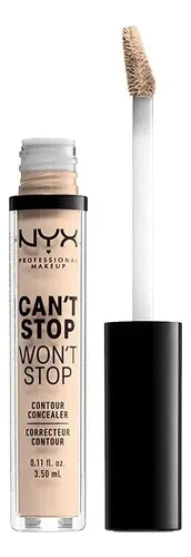 Corrector Contorno Nyx Can’t Stop 24h Mate Claro 3ml