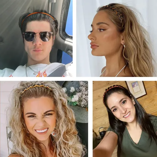 10 Piezas De Gomas For El Pelo De Plástico Con Dientes,