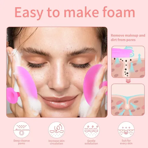 Juego Exfoliante Silicona Facial 2+3 Labios Yoizyfree